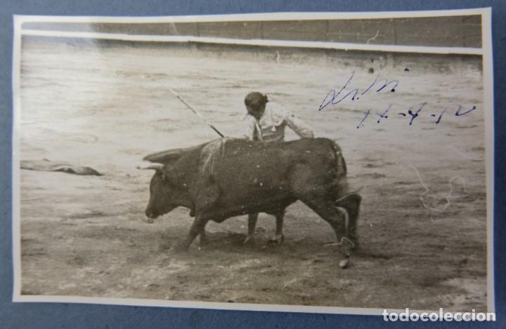 Antique Photography: Fotograf&iacute;a corrida de toros a&ntilde;os 50-5,5 cm x 9 cm