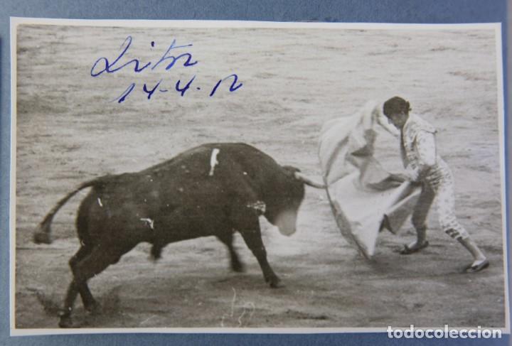 Antique Photography: Fotograf&iacute;a corrida de toros a&ntilde;os 50-5,5 cm x 9 cm