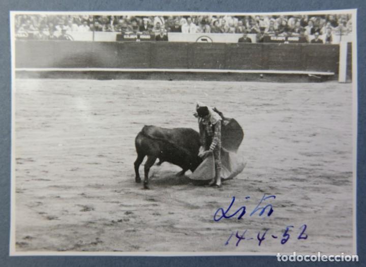 Antique Photography: Fotograf&iacute;a corrida de toros a&ntilde;os 50-5,5 cm x 9 cm