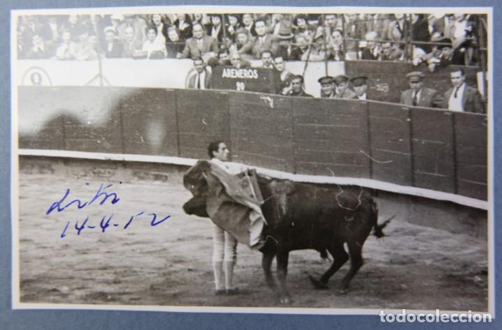 Antique Photography: Fotograf&iacute;a corrida de toros a&ntilde;os 50-5,5 cm x 9 cm