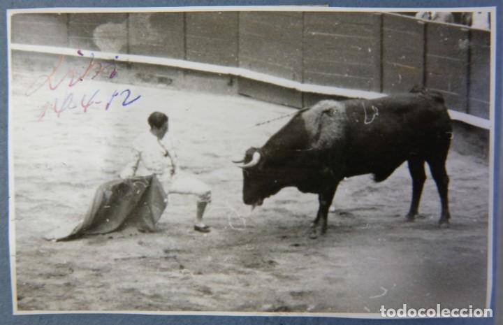 Antique Photography: Fotograf&iacute;a corrida de toros a&ntilde;os 50-5,5 cm x 9 cm