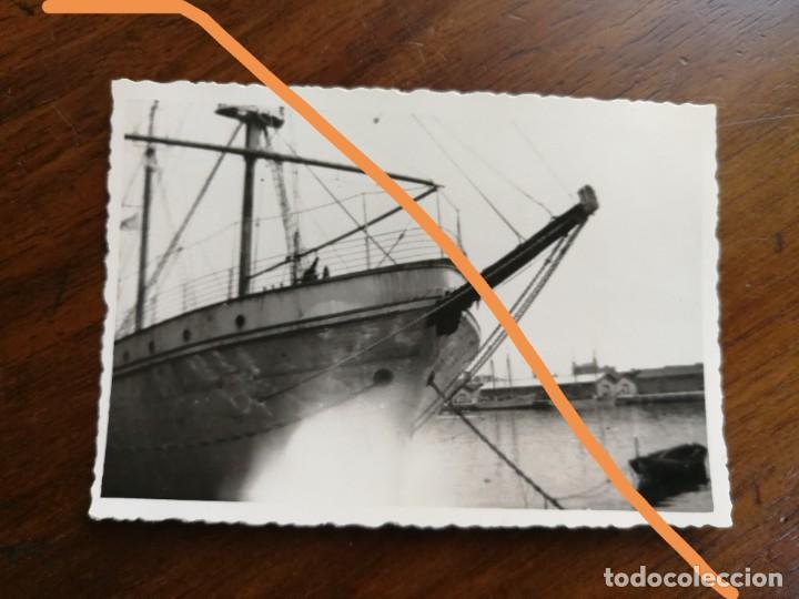 Antique Photography: Antigua fotograf&iacute;a. Puerto de Barcelona. foto a&ntilde;o 1948.