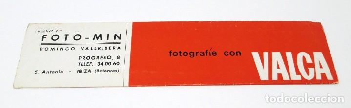 Fotograf&iacute;a antigua: Funda de negativos vac&iacute;a Valca - Foto Min de San Antonio Abad de Ibiza.