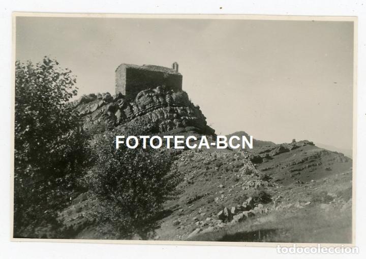 Fotografia antica: FOTO ORIGINAL ERMITA SANT JOAN DE CORNUDELL CASTELLAR DE N'HUG A&Ntilde;O 1944