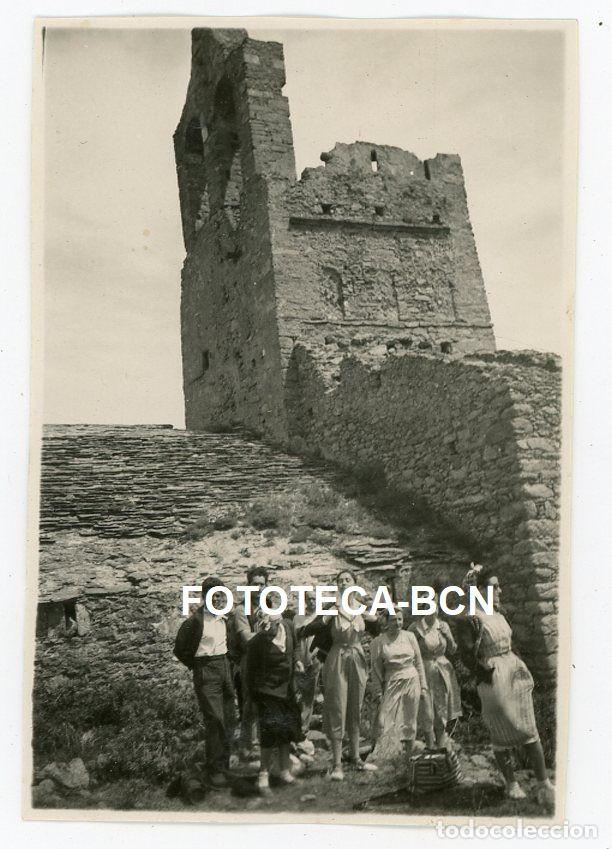 Fotografia antica: FOTO ORIGINAL IGLESIA SANTA HELENA SANTA CREU DE RODES EXCURSIONISTAS A&Ntilde;O 1948