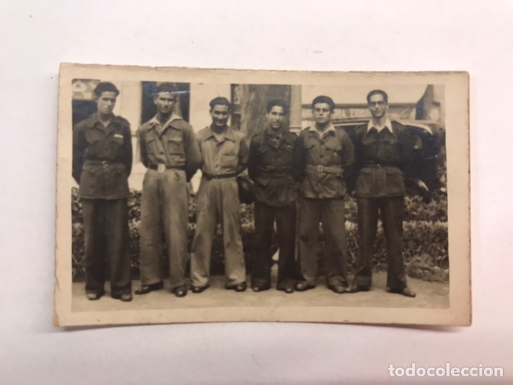 Fotografia antica: MILITAR. Fotograf&iacute;a Grupo de Soldados de Aviaci&oacute;n?? para el recuerdo... (a.1940)