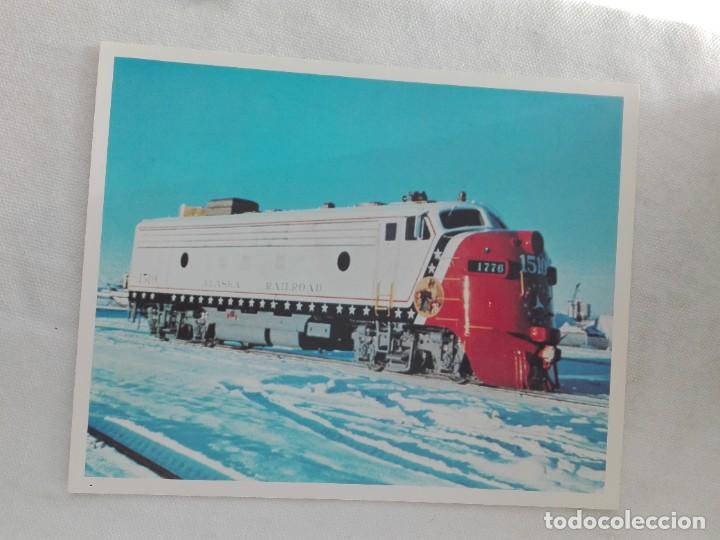 Fotograf&iacute;a antigua: FOTOGRAFIA IMPRESA 25,5 X 20,5 - ALASKA RAILROAD - TREN FERROCARRIL USA