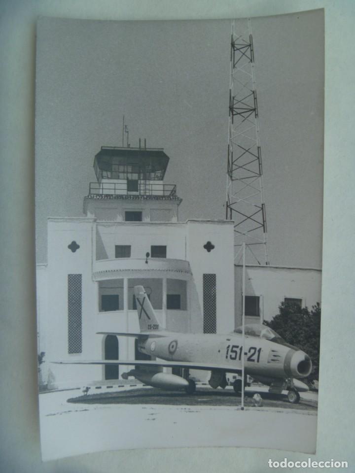 Fotograf&iacute;a antigua: AVIACION : FOTO DE AVION DE LA FUERZA AEREA ESPA&Ntilde;OLA . BASE AEREA DE MORON ( SEVILLA )