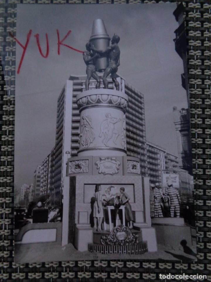 Fotograf&iacute;a antigua: FOTOGRAFIA - FOTO DE LA FALLA DE VALENCIA - GV RAMON Y CAJAL ERMITA Y SAN VICENTE 1967 - FALLAS