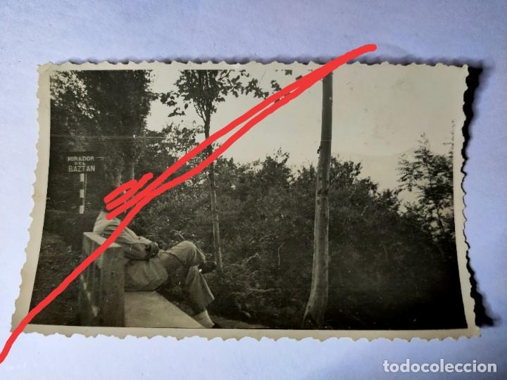 Antique Photography: Antigua fotograf&iacute;a. Mirador de bazt&aacute;n. Navarra. Foto a&ntilde;os 40.
