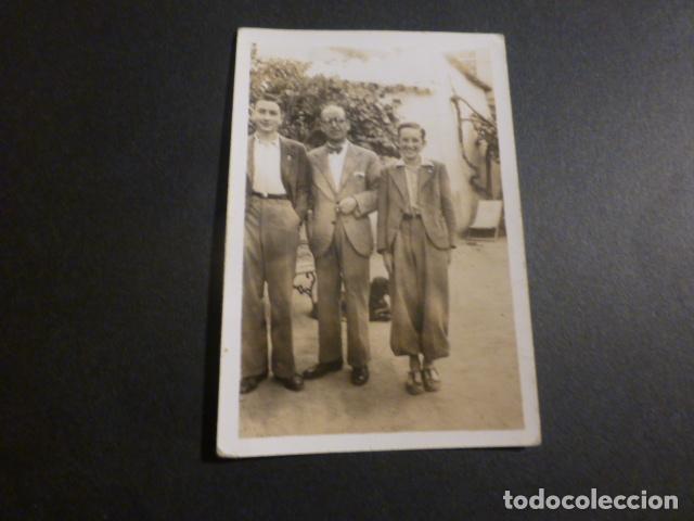 Fotografia antiga: TRES HOMBRES ANTIGUA FOTOGRAFIA