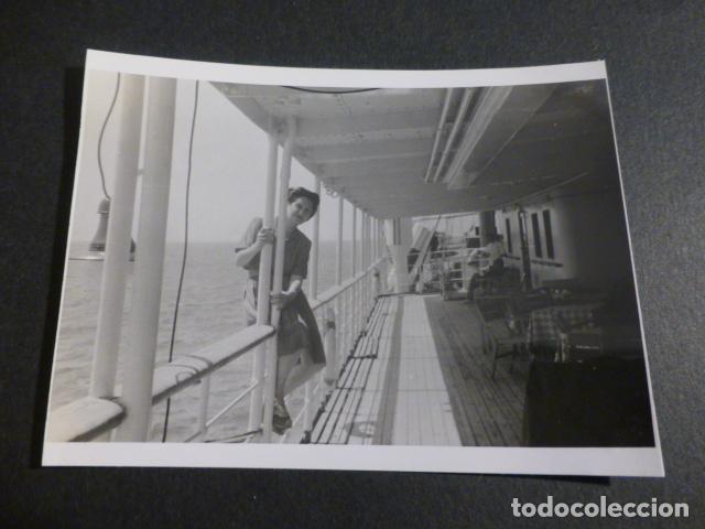 Fotograf&iacute;a antigua: TANGER MARRUECOS BARCO ANTIGUA FOTOGRAFIA 7 X 9 CMTS