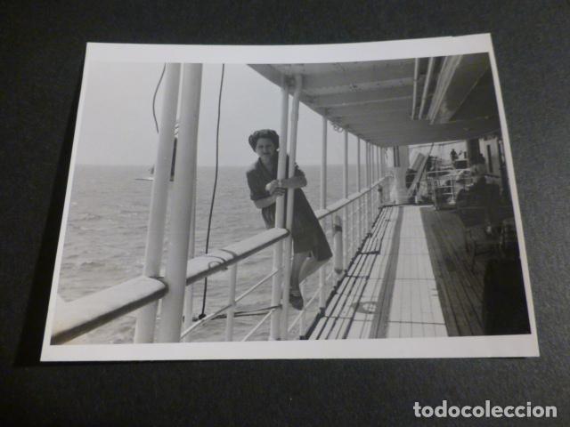 Fotografia antiga: TANGER MARRUECOS BARCO ANTIGUA FOTOGRAFIA 7 X 9 CMTS