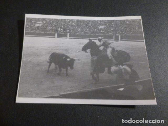 Fotografia antica: CORRIDA DE TOROS ANTIGUA FOTOGRAFIA 7 X 9 CMTS