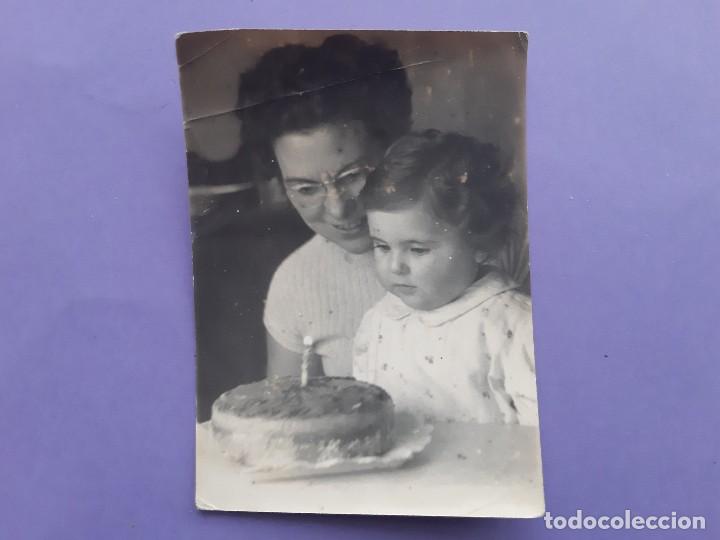 Alte Fotografie: ANTIGUA FOTOGRAFIA CELEBRACION EL PRIMER CUMPLEA&Ntilde;OS 1 A&Ntilde;ITO
