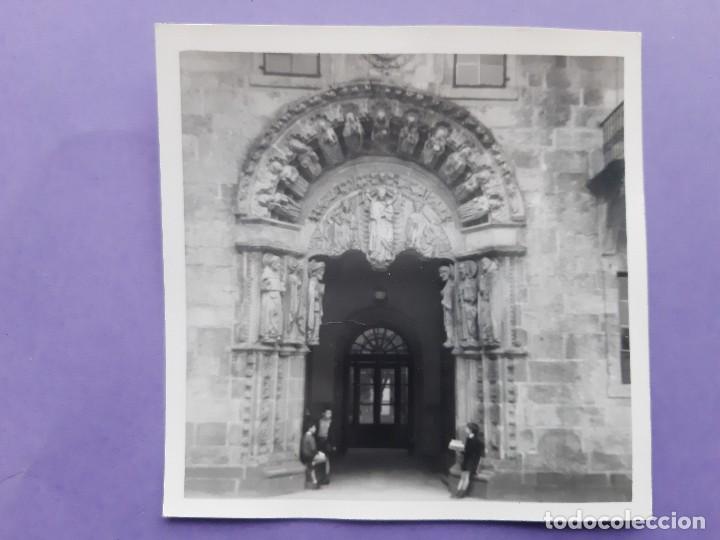Alte Fotografie: ANTIGUA FOTOGRAFIA PORTAL FUENTEREBOLLO CATEDRAL SANTIAGO DE COMPOSTELA 1969