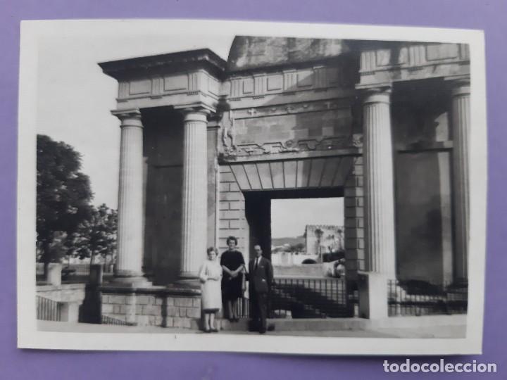 Alte Fotografie: ANTIGUA FOTOGRAFIA PUERTA DEL PUENTE SAN RAFAEL CORDOBA