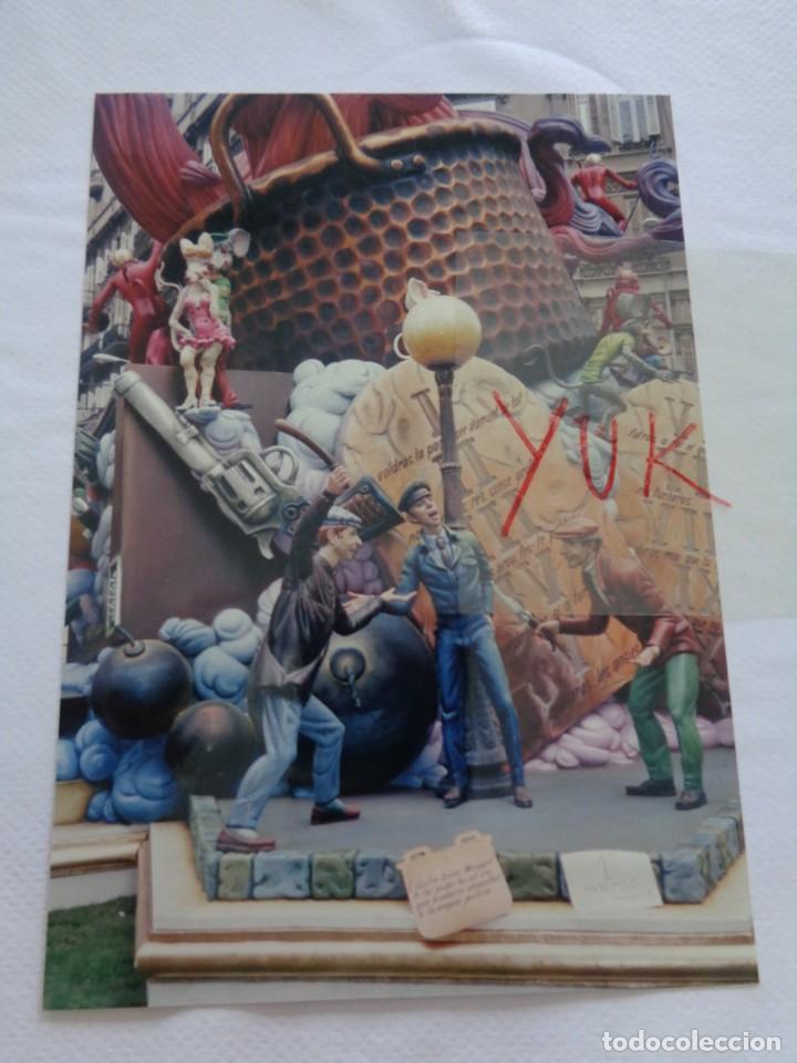 Fotografia antiga: FOTO FOTOGRAFIA DETALLE DE LA FALLA ALMIRANTE CADARSO CONDE ALTEA DE 1989 - FALLAS VALENCIA