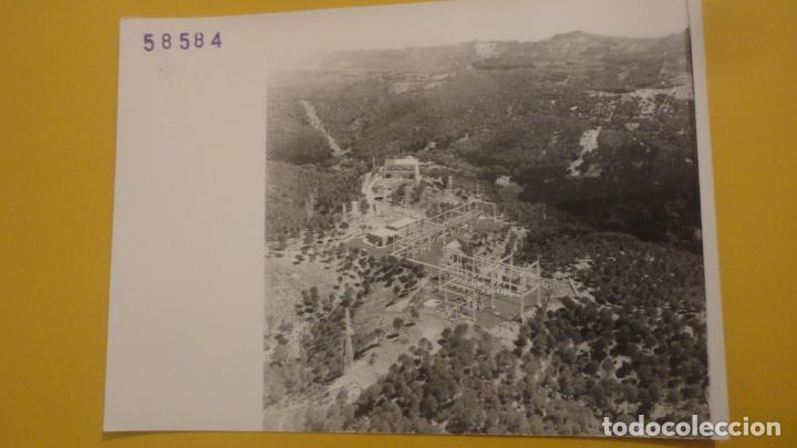 Antique Photography: ANTIGUA FOTOGRAFIA VISTA AEREA RIO TINTO. RIOTINTO HUELVA A&Ntilde;OS 70