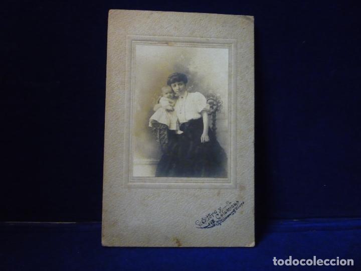 Fotograf&iacute;a antigua: FOTOGRAFIA ANTIGUA MADRE CON NI&Ntilde;O