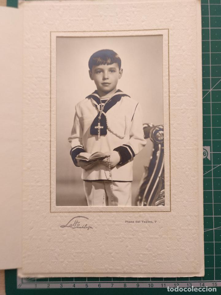Fotografia antiga: Fotograf&iacute;a Ni&ntilde;o vestido de marinerito. Primera Comuni&oacute;n. PEDIDO M&Iacute;NIMO 5&euro;