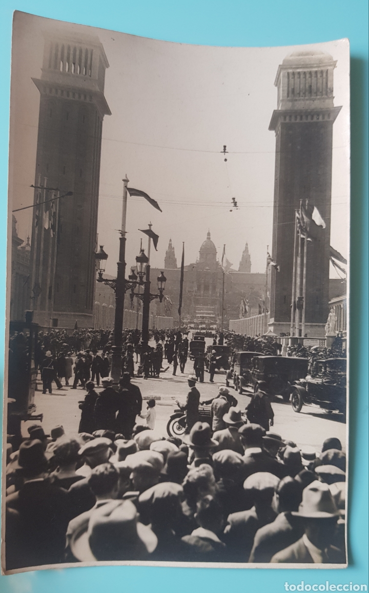 Fotografia antiga: Fotograf&iacute;a antigua Exposici&oacute;n internacional de Barcelona. 1929. Montjuic.