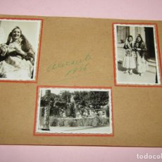 Fotografía antigua: ANTIGUAS FOTOGRAFÍAS HOGUERAS DE ALICANTE DEL AÑO 1946 COMISIÓN FALLAS DE VALENCIA