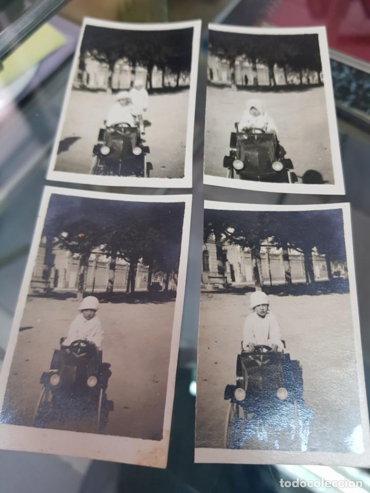 Fotograf&iacute;a antigua: ANTIGUAS FOTOGRAFIAS PEQUE&Ntilde;O FORMATO NI&Ntilde;A COCHE DE JUGUETE