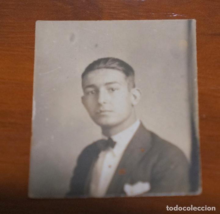 Fotograf&iacute;a antigua: FOTOGRAFIA SE&Ntilde;OR TAMA&Ntilde;O CARNET A&Ntilde;O 1924