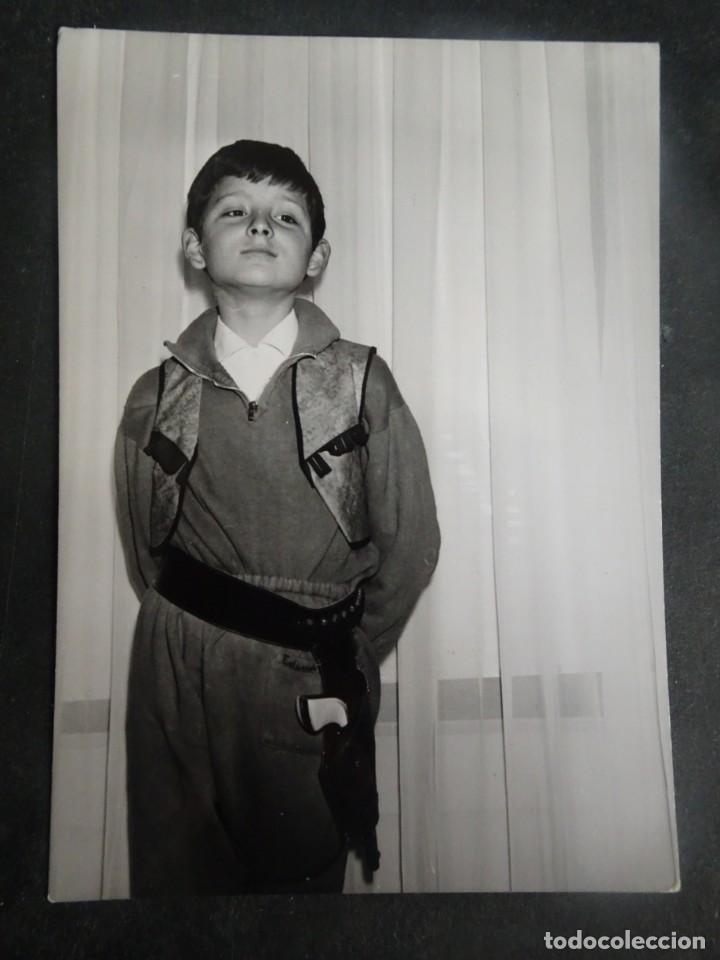 Fotografia antica: VINTAGE FOTO ,NI&Ntilde;O, DISFRAZ VAQUERO, VER FOTOS