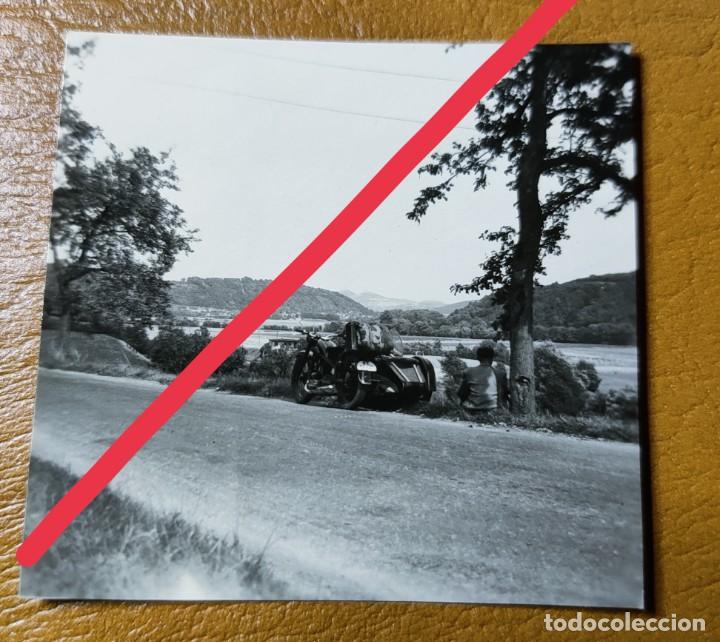 Antique Photography: Antigua fotograf&iacute;a. Motocicleta. foto a&ntilde;os 40/50.