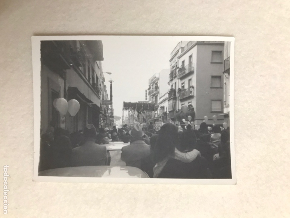 Fotografia antiga: SEMANA SANTA SEVILLA. FOTOGRAF&Iacute;A PALIO HERMANDAD DE LA MACARENA