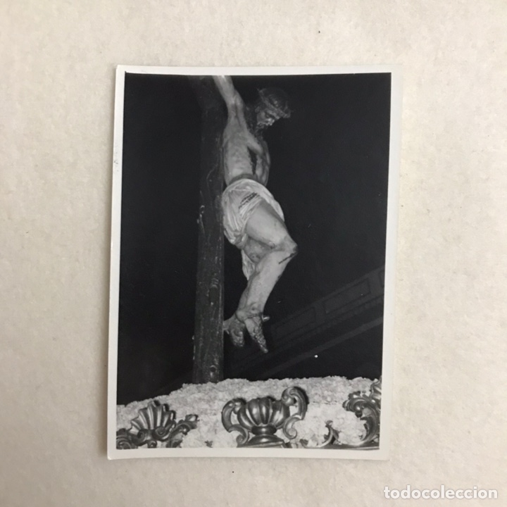 Alte Fotografie: SEMANA SANTA SEVILLA. FOTOGRAF&Iacute;A CRISTO DE LA FUNDACI&Oacute;N HERMANDAD DE LOS NEGROS