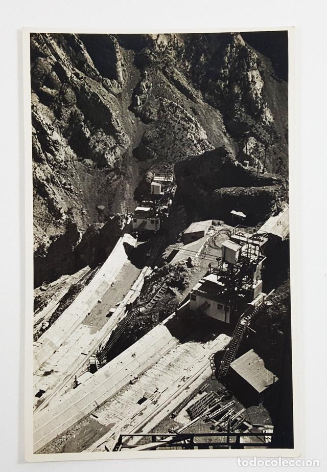 Fotograf&iacute;a antigua: FOTO CENTRAL ELECTRICA DE ESCALDES, PLATAFORMA DE BLONDINES, A&Ntilde;OS 50 13,50 X 8,50 CM, NO POSTAL