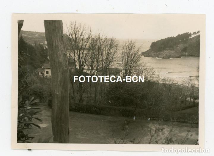 Fotografia antica: FOTO ORIGINAL ZUMAIA ZUMAYA VISTA DE LA BAHIA A&Ntilde;O 1958