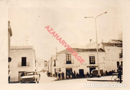Antique Photography: EL VISO DEL ALCOR, SEVILLA, A&Ntilde;OS 60, VISTA DE UNA CALLE DEL PUEBLO, 108X78MM
