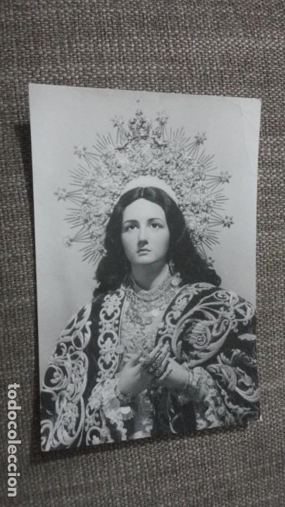 Fotograf&iacute;a antigua: ANTIGUA FOTOGRAFIA DE VIRGEN INMACULADA CONCEPCION.HIJAS DE MARIA. VILLAREAL.CASTELLON.