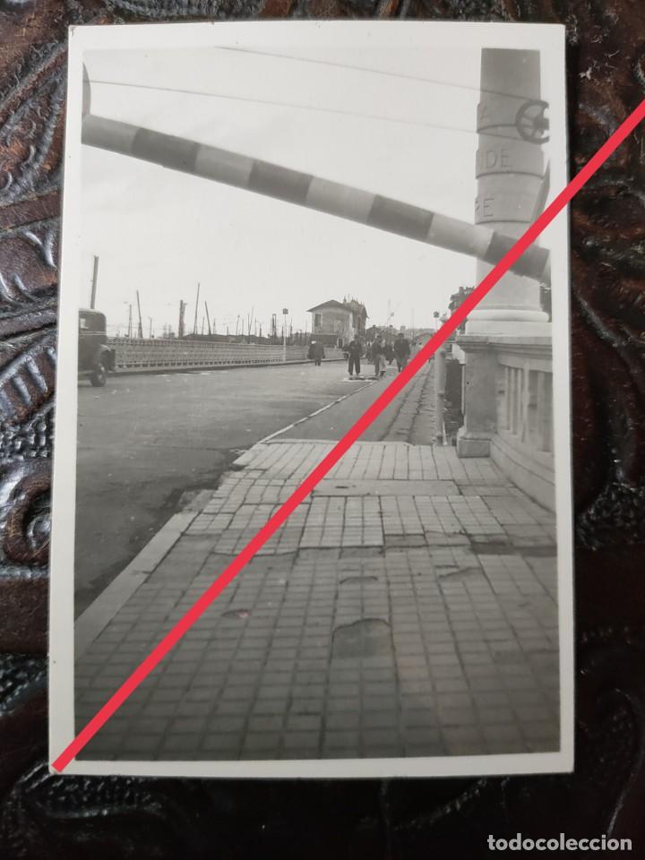 Antique Photography: Antigua fotograf&iacute;a. Puente internacional de Ir&uacute;n. Guip&uacute;zcoa. Foto a&ntilde;os 40.
