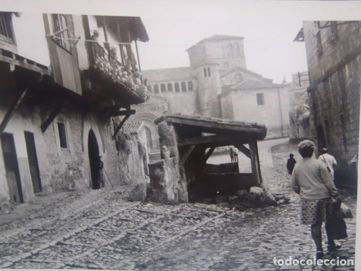 Alte Fotografie: PUEBLO TIPICO - ( DESCONOCIDA ) - POSIBLEMENTE SANTILLANA DEL MAR