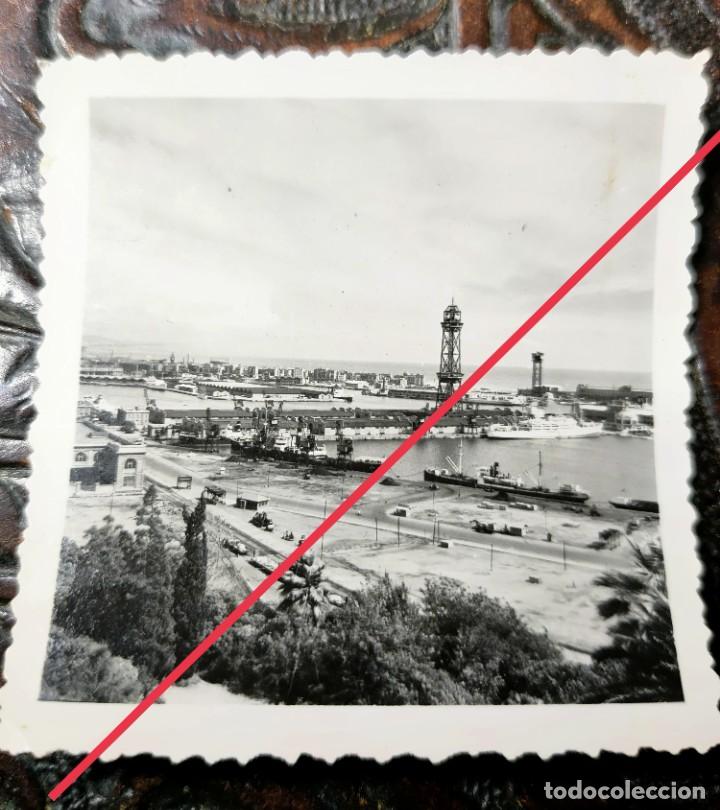 Antique Photography: Antigua fotograf&iacute;a. Puerto de Barcelona. Foto a&ntilde;o 1949.