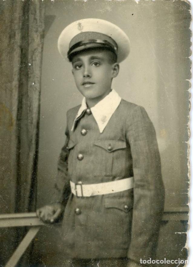 Fotograf&iacute;a antigua: FOTOGRAFIA. NI&Ntilde;O CON UNIFORME