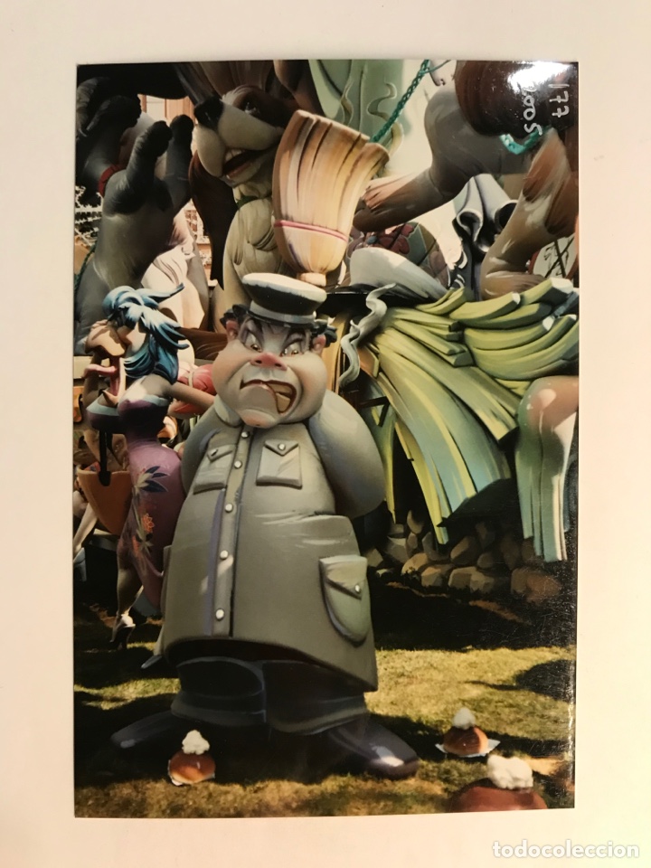 Fotograf&iacute;a antigua: FALLAS, Fotograf&iacute;a NINOT INDULTAT? Falla Sueca - Literato Azorin (a.2005) 14 x 9 cm.,