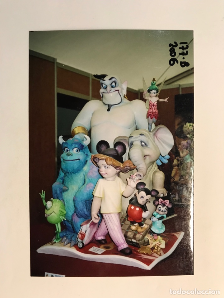 Fotograf&iacute;a antigua: FALLAS, Fotograf&iacute;a NINOT INDULTAT? Falla Sueca - Literato Azorin (a.2006) 14 x 9 cm.,