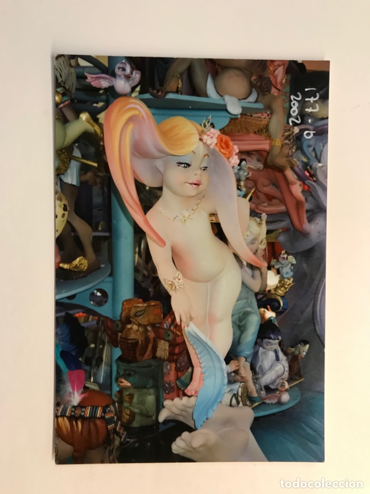 Fotograf&iacute;a antigua: FALLAS, Fotograf&iacute;a NINOT INDULTAT? Falla Sueca - Literato Azorin .. (a.2002) 14 x 9 cm.,