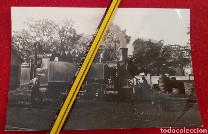 Fotograf&iacute;a antigua: Fotograf&iacute;a Ferrocarril Ponferrada a Villablino. Locomotora Baldwin 131 T &rdquo;Ortiz Muriel&rdquo;