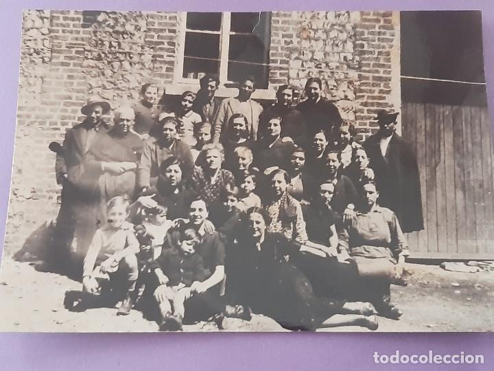 Alte Fotografie: ANTIGUA FOTOGRAFIA FAMILIA MUJERES HOMBRES NI&Ntilde;OS REPRODUCCION PAPEL KODAK