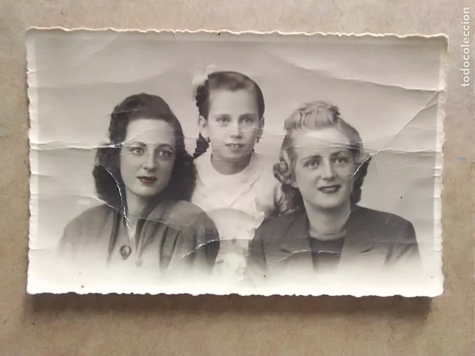 Fotografia antiga: ANTIGUA FOTOGRAFIA DE DOS MUJERES Y NI&Ntilde;A