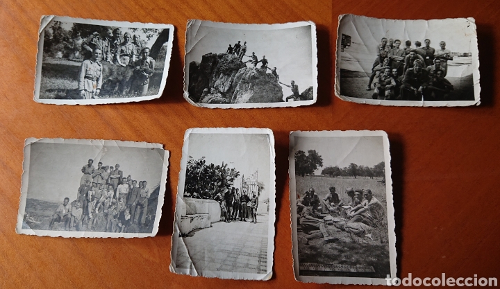 Fotografia antiga: Badajoz, lote fotos posguerra, Valencia del mombuey, oliva frontera, lote de seis, ved reverso