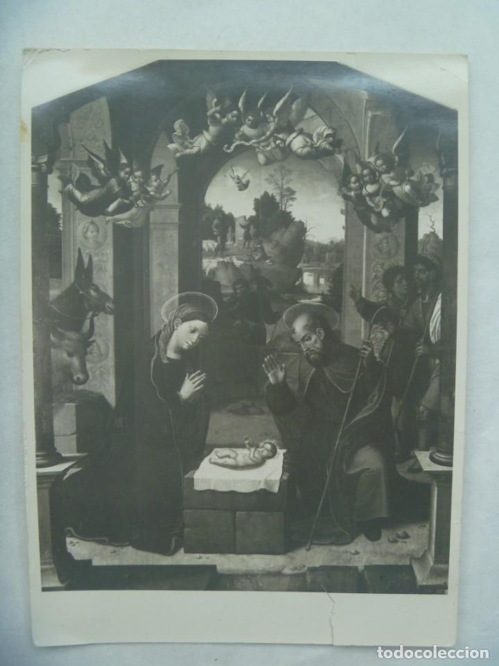 Fotograf&iacute;a antigua: GRAN FOTO DE PINTURA DE JUAN CORREA VIVAR. LABORATORIO FOTOGRAFICO MUSEO DEL PRADO ... 16,5 X 23 CM
