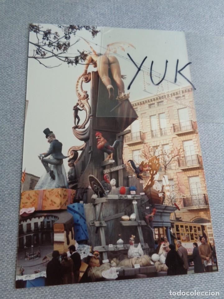Fotografia antiga: BONITA FOTO FOTOGRAFIA DE LA FALLA NA JORDANA DE 1987 - FALLAS VALENCIA